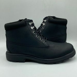 UGG Men's Biltmore Mid Plain Toe Black Boots